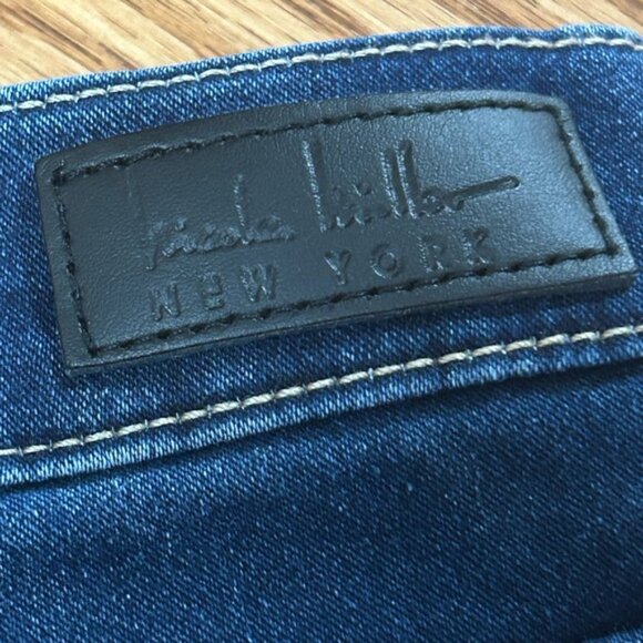 Nicole Miller NWOT Soho Dark Blue Skinny Jeans Size 14 - Picture 7 of 9